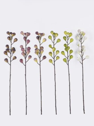 Artificial Branch fruit 12*8*93cm Fig single stem GS-57726007-Z3 2026Aug 3,000+ sqm showroom with thousands of artificial flowers, plants & trees ready for global sourcing.