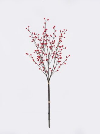 Artificial Branch fruit 15*6*80cm Holly berry single stem GS-57726009 2026Aug 3,000+ sqm showroom with thousands of artificial flowers, plants & trees ready for global sourcing.