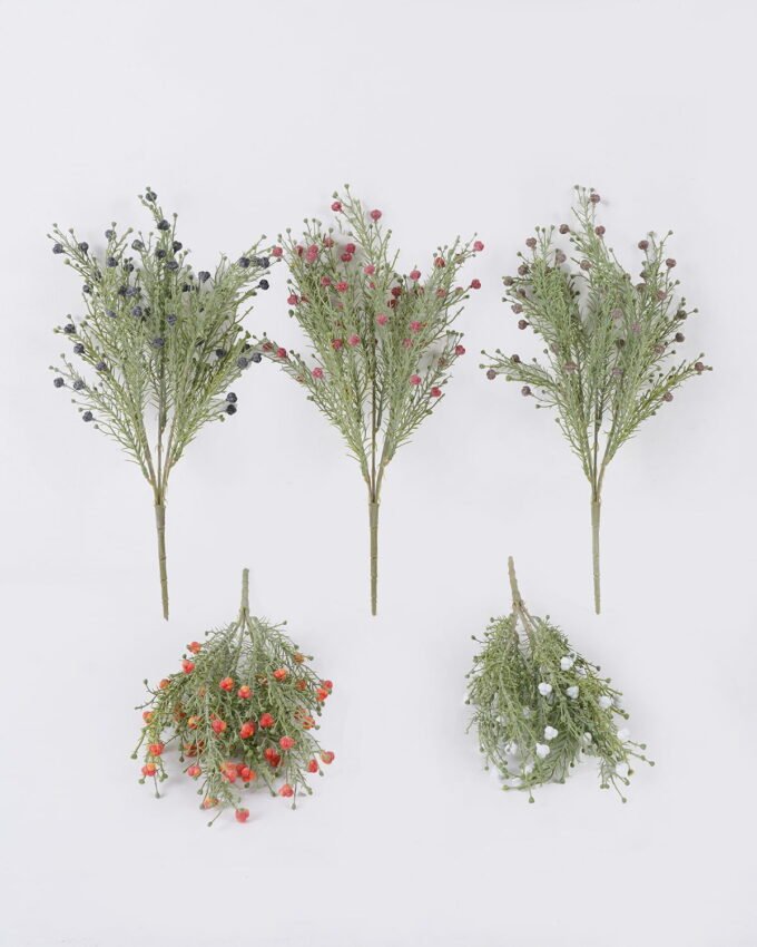 Artificial Branch fruit 12*4*40cm Fruit *5 bush GS-84126006 2026SEP 3,000+ sqm showroom with thousands of artificial flowers, plants & trees ready for global sourcing.