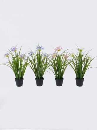 Artificial Flower 30*23*52cm Campanula   in PP pot GS-39126006-Z1 2026Jul 3,000+ sqm showroom with thousands of artificial flowers, plants & trees ready for global sourcing.