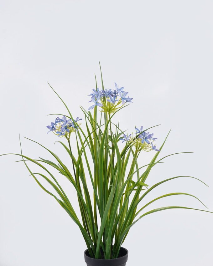 Artificial Flower 30*27*56cm Agapanthus in PP pot GS-39126007 2026Jul 3,000+ sqm showroom with thousands of artificial flowers, plants & trees ready for global sourcing.
