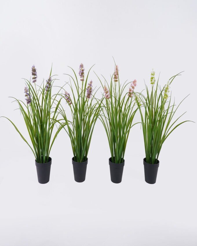 Artificial Flower 30*25*57cm Agastache rugosa   in PP pot GS-39126008 2026Jul 3,000+ sqm showroom with thousands of artificial flowers, plants & trees ready for global sourcing.