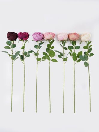 Artificial Flower 15*10*61cm Austin single stem GS-73826006-P2 2026Aug 3,000+ sqm showroom with thousands of artificial flowers, plants & trees ready for global sourcing.