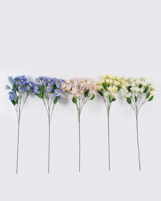Artificial Flower 21*12*75cm Bell-stamen Crabapple single stem GS-57926002 2026Aug 3,000+ sqm showroom with thousands of artificial flowers, plants & trees ready for global sourcing.