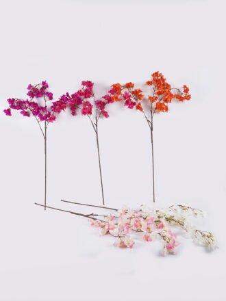 Artificial Flower 28*8*128cm Bougainvillea speetabilis single stem GS-35126018-O1 2026Jul 3,000+ sqm showroom with thousands of artificial flowers, plants & trees ready for global sourcing.