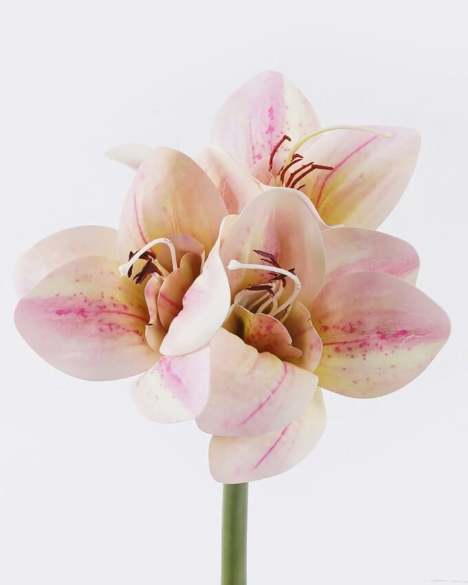 Artificial Flower 17*6*49cm Bush lily *3 single stem/moist real touch GS-35026008-P1 2026Jul 3,000+ sqm showroom with thousands of artificial flowers, plants & trees ready for global sourcing.