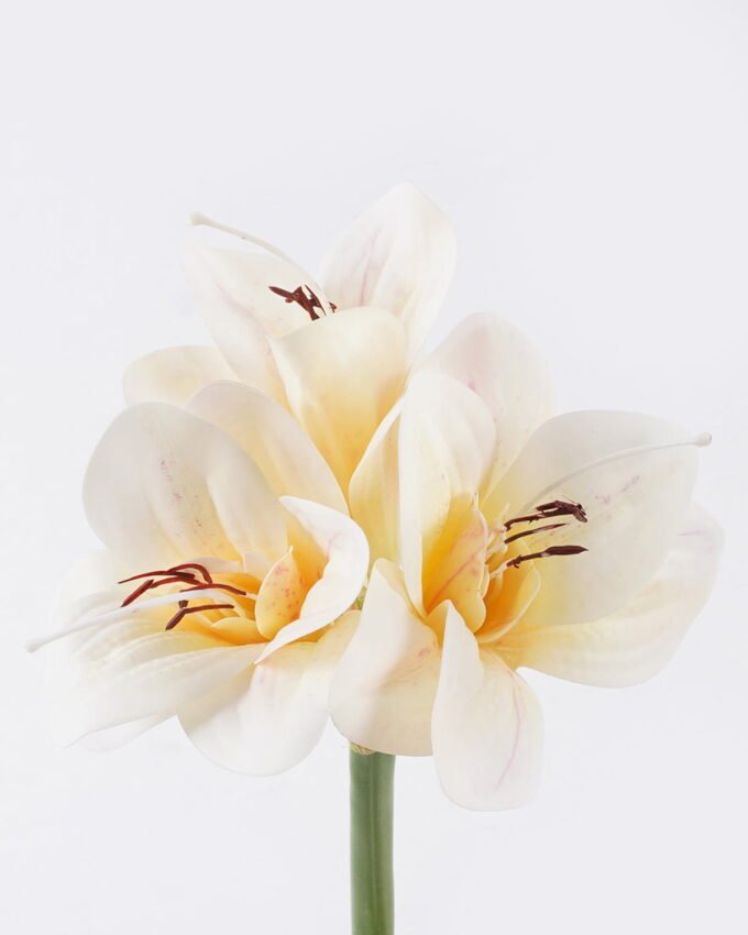 Artificial Flower 17*6*49cm Bush lily *3 single stem/moist real touch GS-35026008-W1 2026Jul 3,000+ sqm showroom with thousands of artificial flowers, plants & trees ready for global sourcing.