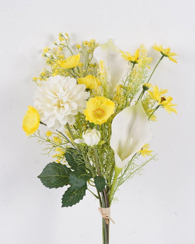 Artificial Flower 30*25*66cm Calla lily Dahlia mixed bundle GS-03325195 2026Jun 3,000+ sqm showroom with thousands of artificial flowers, plants & trees ready for global sourcing.