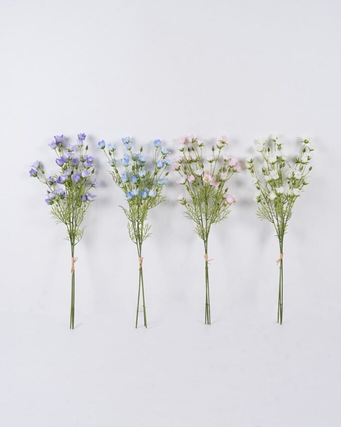 Artificial Flower 17*9*71cm Campanula *3 bouquet GS-00526048 2026Jun 3,000+ sqm showroom with thousands of artificial flowers, plants & trees ready for global sourcing.