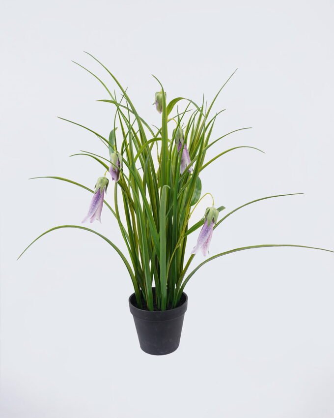 Artificial Flower 30*23*52cm Campanula   in PP pot GS-39126006-Z1 2026Jul 3,000+ sqm showroom with thousands of artificial flowers, plants & trees ready for global sourcing.