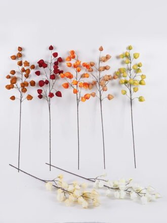 Artificial Flower 28*7*100cm Cape gooseberry single stem GS-71826003-K1 2026Aug 3,000+ sqm showroom with thousands of artificial flowers, plants & trees ready for global sourcing.