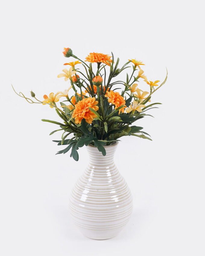 Artificial Flower Chrysanthemum in glass ware GS-16826010_3 Artificial Flower 16*10*30cm Chrysanthemum in glass ware GS-16826010 2026Jul 3,000+ sqm showroom with thousands of artificial flowers, plants & trees ready for global sourcing.