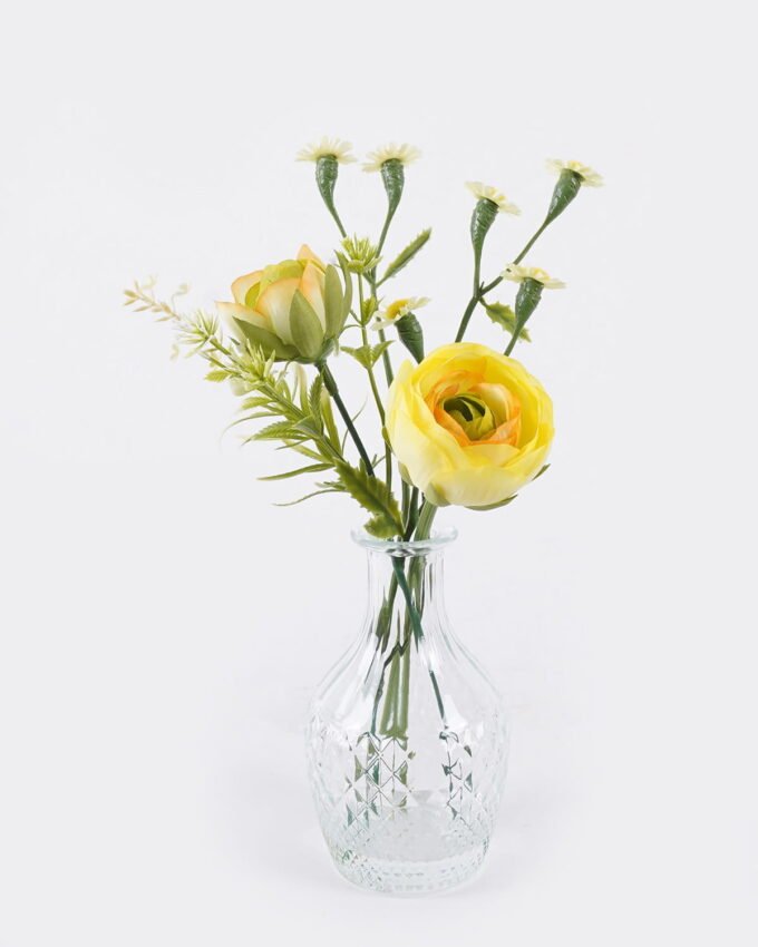 Artificial Flower Chrysanthemum indicum in glass ware GS-16826005_3 Artificial Flower 11*8*27cm Chrysanthemum indicum in glass ware GS-16826005 2026Jul 3,000+ sqm showroom with thousands of artificial flowers, plants & trees ready for global sourcing.
