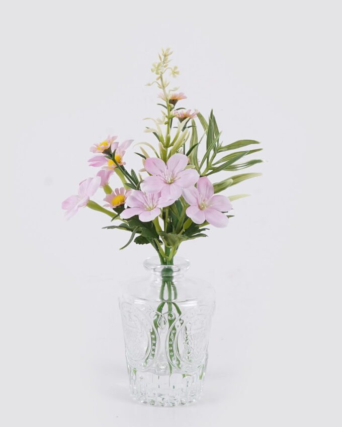 Artificial Flower 10*10*25cm Chrysanthemum indicum in glass ware GS-16826006 2026Jul 3,000+ sqm showroom with thousands of artificial flowers, plants & trees ready for global sourcing.