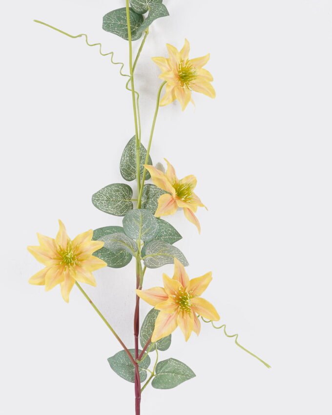 Artificial Flower 10*8*78cm Clematis single stem GS-83526007 2026SEP 3,000+ sqm showroom with thousands of artificial flowers, plants & trees ready for global sourcing.