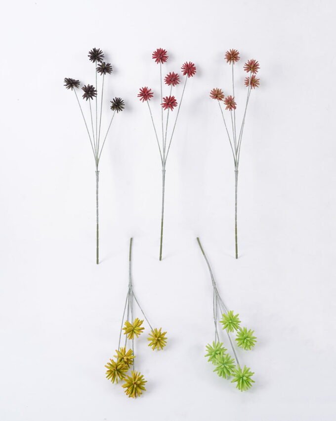 Artificial Flower 19*10*69cm Common camptotheca fruit *5 single stem GS-77526002 2026Aug 3,000+ sqm showroom with thousands of artificial flowers, plants & trees ready for global sourcing.