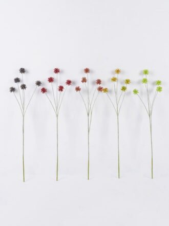 Artificial Flower 19*10*69cm Common camptotheca fruit *5 single stem GS-77526002-Y1 2026Aug 3,000+ sqm showroom with thousands of artificial flowers, plants & trees ready for global sourcing.