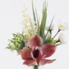 Artificial Flower 13*10*25cm Cymbidium  in glass ware GS-16826003 2026Jul 3,000+ sqm showroom with thousands of artificial flowers, plants & trees ready for global sourcing.