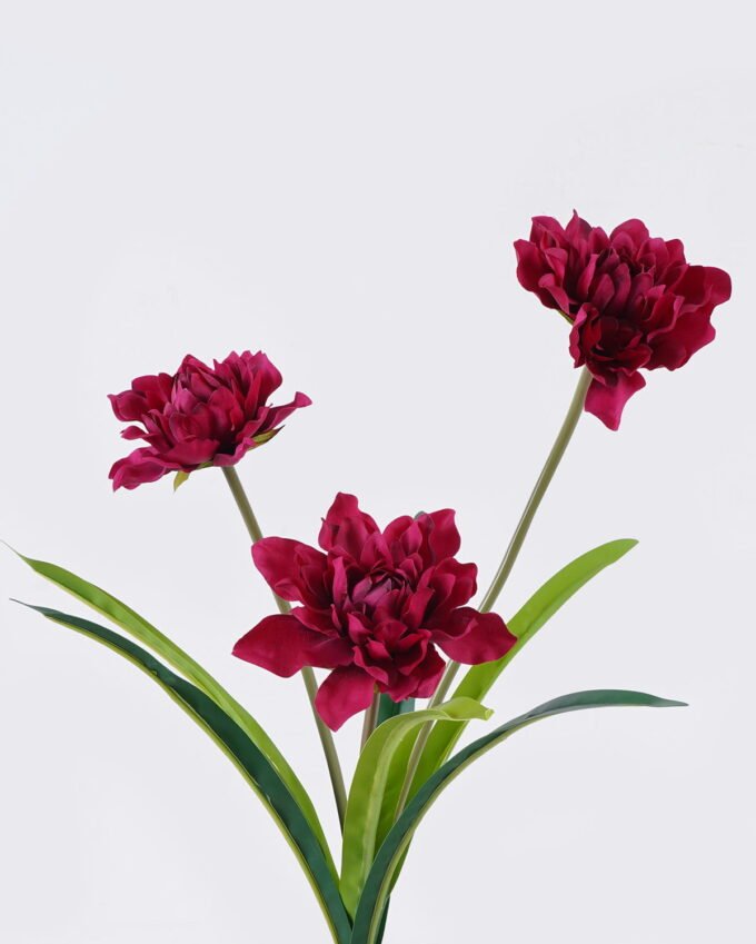 Artificial Flower 16*6*47cm  Dahlia  *3 bush GS-128J26003 2026Jun 3,000+ sqm showroom with thousands of artificial flowers, plants & trees ready for global sourcing.