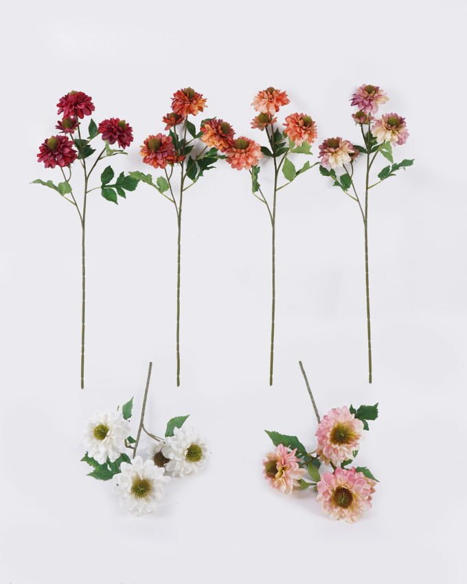 Artificial Flower 20*13*74cm Dahlia *5 single stem GS-35126001 2026Jul 3,000+ sqm showroom with thousands of artificial flowers, plants & trees ready for global sourcing.