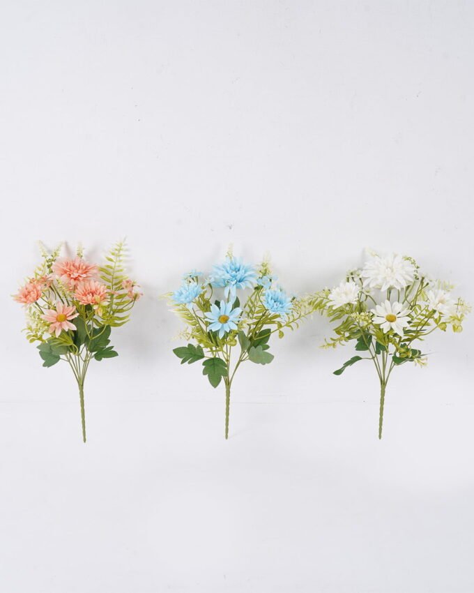 Artificial Flower 16*10*31cm Dahlia & Daisy bush*7 GS-74226003-RST 2026Aug 3,000+ sqm showroom with thousands of artificial flowers, plants & trees ready for global sourcing.