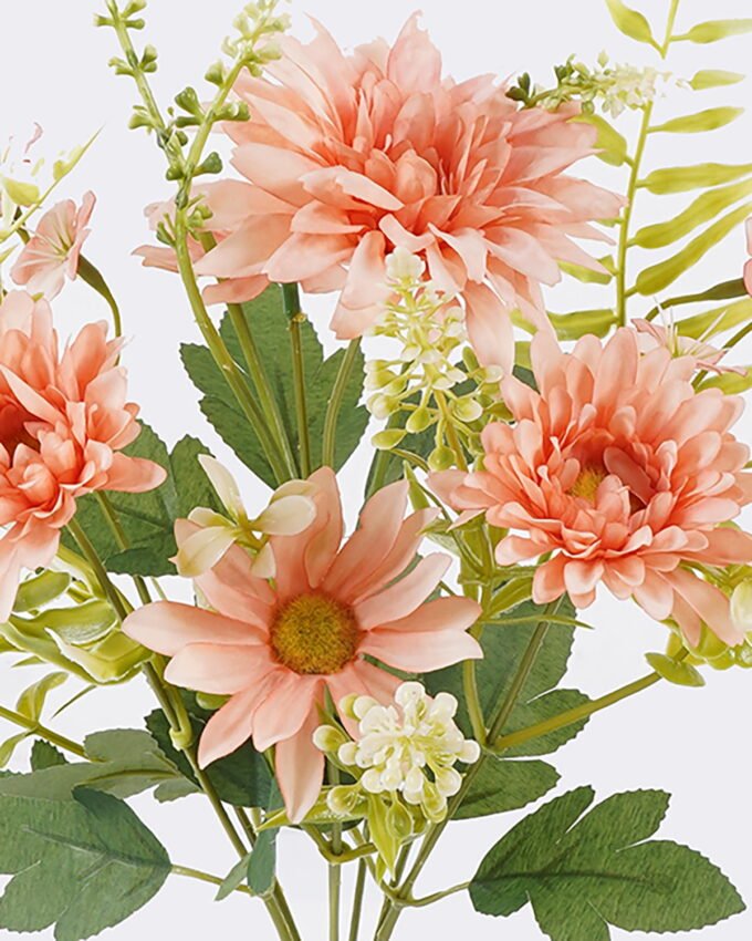 Artificial Flower 16*10*31cm Dahlia & Daisy bush*7 GS-74226003-RST 2026Aug 3,000+ sqm showroom with thousands of artificial flowers, plants & trees ready for global sourcing.