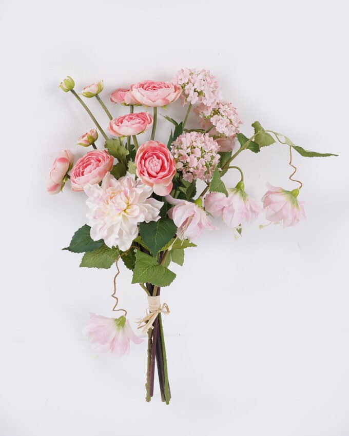 Artificial Flower 35*25*60cm Dahlia Ranunculus Fuchsia bouquet GS-03325185 2026Jun 3,000+ sqm showroom with thousands of artificial flowers, plants & trees ready for global sourcing.