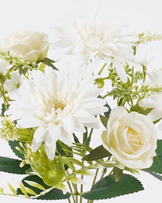 Artificial Flower 16*10*31cm Dahlia & Rose bush*7 GS-74226006-RST 2026Aug 3,000+ sqm showroom with thousands of artificial flowers, plants & trees ready for global sourcing.