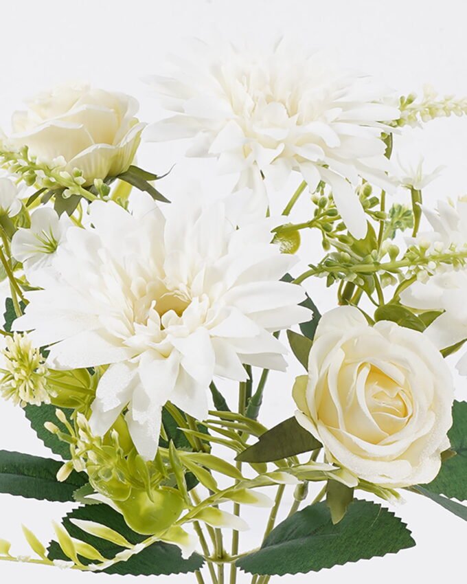 Artificial Flower 16*10*31cm Dahlia & Rose bush*7 GS-74226006-RST 2026Aug 3,000+ sqm showroom with thousands of artificial flowers, plants & trees ready for global sourcing.