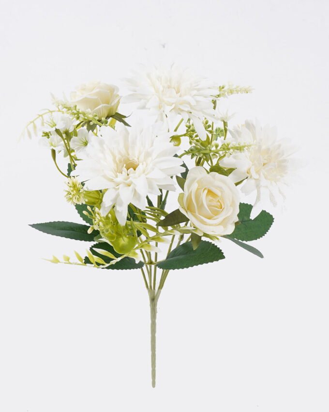 Artificial Flower Dahlia Rose bush 7 GS-74226006-RST_3 Artificial Flower 16*10*31cm Dahlia & Rose bush*7 GS-74226006-RST 2026Aug 3,000+ sqm showroom with thousands of artificial flowers, plants & trees ready for global sourcing.