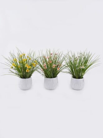 Artificial Flower 25*25*44cm Lavender in Cement pot GS-03326126 2026Jun 3,000+ sqm showroom with thousands of artificial flowers, plants & trees ready for global sourcing.
