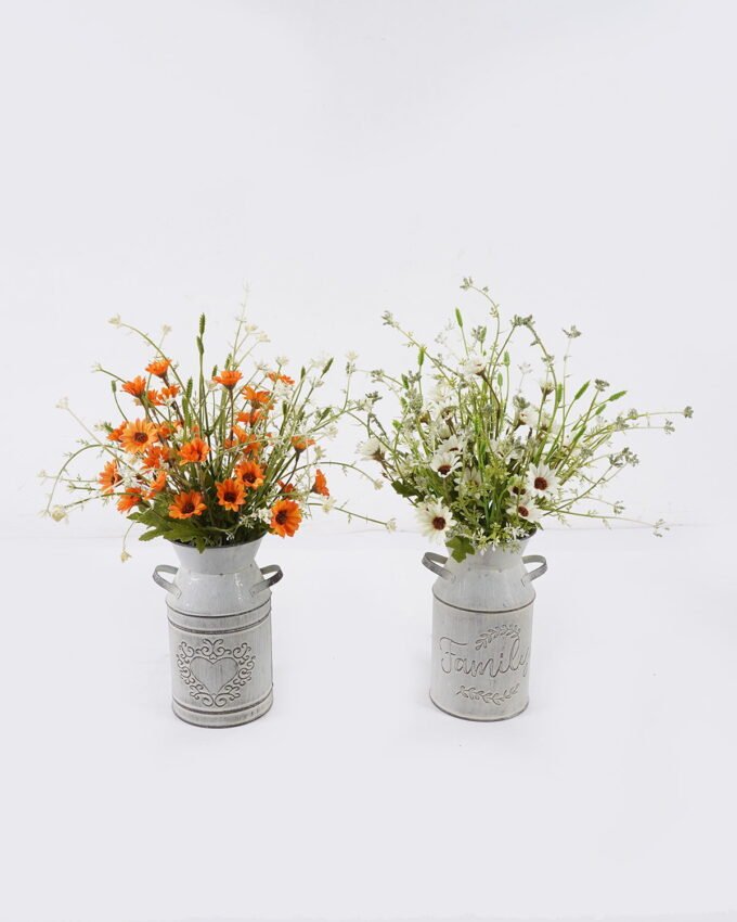Artificial Flower 33*36*42cm Daisy in Metal pot GS-03326128 2026Jun 3,000+ sqm showroom with thousands of artificial flowers, plants & trees ready for global sourcing.