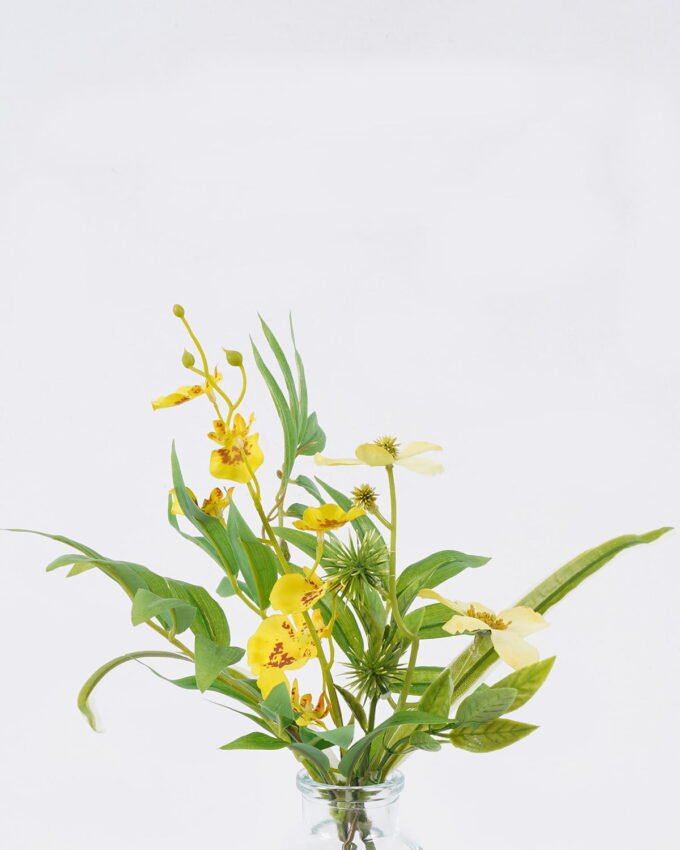 Artificial Flower 15*5*29cm Dancing orchid in glass GS-77326003 2026Aug 3,000+ sqm showroom with thousands of artificial flowers, plants & trees ready for global sourcing.