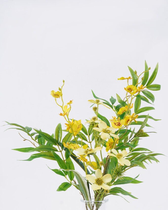 Artificial Flower 16*11*46cm Dancing orchid in glass GS-77326006 2026Aug 3,000+ sqm showroom with thousands of artificial flowers, plants & trees ready for global sourcing.