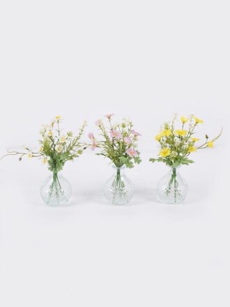 Artificial Flower 13*10*25cm Cymbidium  in glass ware GS-16826003 2026Jul 3,000+ sqm showroom with thousands of artificial flowers, plants & trees ready for global sourcing.