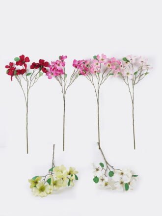 Artificial Flower 20*8*72cm Dogwood single stem GS-35126006-R2 2026Jul 3,000+ sqm showroom with thousands of artificial flowers, plants & trees ready for global sourcing.