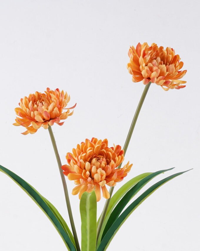 Artificial Flower 16*6*47cm  East Asian chrysanthemum *3 bush GS-128J26002 2026Jun 3,000+ sqm showroom with thousands of artificial flowers, plants & trees ready for global sourcing.