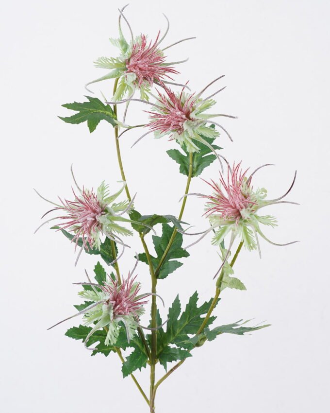 Artificial Flower 16*8*80cm Eryngium *5 single stem GS-51626012-R2 2026Aug 3,000+ sqm showroom with thousands of artificial flowers, plants & trees ready for global sourcing.