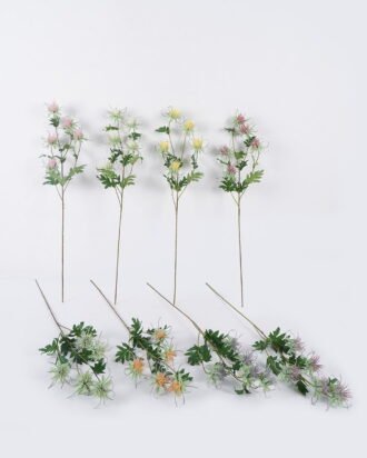 Artificial Flower 16*8*80cm Eryngium *5 single stem GS-51626012 2026Aug 3,000+ sqm showroom with thousands of artificial flowers, plants & trees ready for global sourcing.