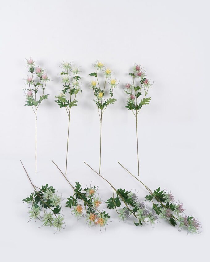 Artificial Flower Eryngium 5 single stem GS-51626012_1 Artificial Flower 16*8*80cm Eryngium *5 single stem GS-51626012 2026Aug 3,000+ sqm showroom with thousands of artificial flowers, plants & trees ready for global sourcing.