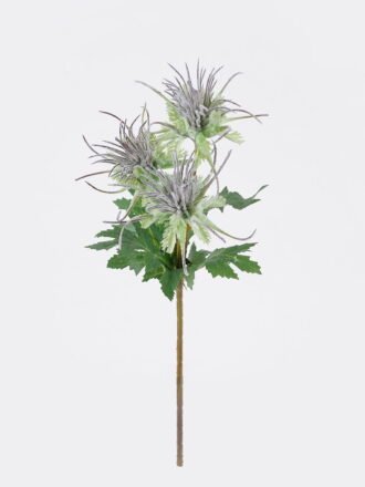 Artificial Flower 12*6*37cm  Eryngium breviacaule *3 single stem GS-51626013-R1 2026Aug 3,000+ sqm showroom with thousands of artificial flowers, plants & trees ready for global sourcing.