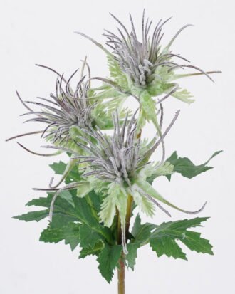 Artificial Flower 12*6*37cm  Eryngium breviacaule *3 single stem GS-51626013-H1 2026Aug 3,000+ sqm showroom with thousands of artificial flowers, plants & trees ready for global sourcing.
