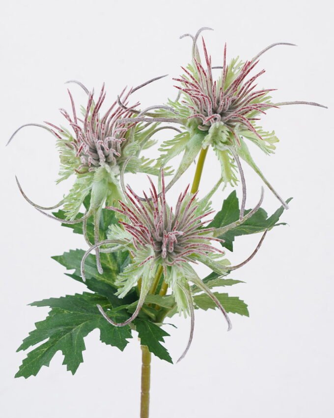 Artificial Flower 12*6*37cm  Eryngium breviacaule *3 single stem GS-51626013-R1 2026Aug 3,000+ sqm showroom with thousands of artificial flowers, plants & trees ready for global sourcing.