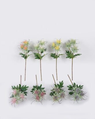 Artificial Flower 12*6*37cm  Eryngium breviacaule *3 single stem GS-51626013 2026Aug 3,000+ sqm showroom with thousands of artificial flowers, plants & trees ready for global sourcing.