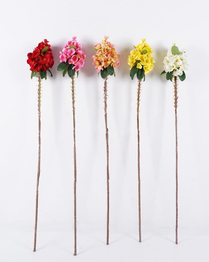 Artificial Flower 13*9*100cm Euphorbia milii single stem GS-37526010 2026Jul 3,000+ sqm showroom with thousands of artificial flowers, plants & trees ready for global sourcing.