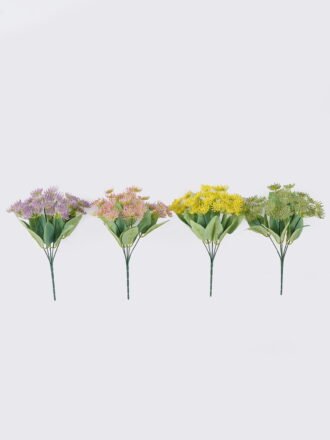 Artificial Flower 16*10*29cm Flower *5 bush GS-83826001-Y1 2026SEP 3,000+ sqm showroom with thousands of artificial flowers, plants & trees ready for global sourcing.