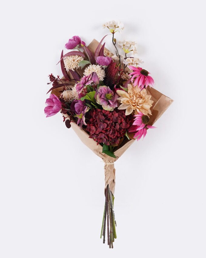 Artificial Flower 50*39*77cm Flower arrangement bundle/kraft paper GS-03325178-PW 2026Jun 3,000+ sqm showroom with thousands of artificial flowers, plants & trees ready for global sourcing.