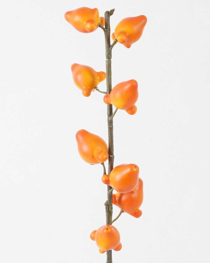 Artificial Flower 13*8*63cm Golden Fruit *8 single stem GS-77626003 2026Aug 3,000+ sqm showroom with thousands of artificial flowers, plants & trees ready for global sourcing.