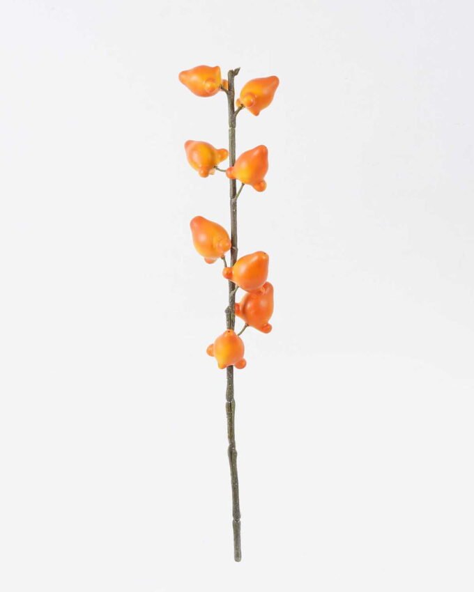 Artificial Flower 13*8*63cm Golden Fruit *8 single stem GS-77626003 2026Aug 3,000+ sqm showroom with thousands of artificial flowers, plants & trees ready for global sourcing.