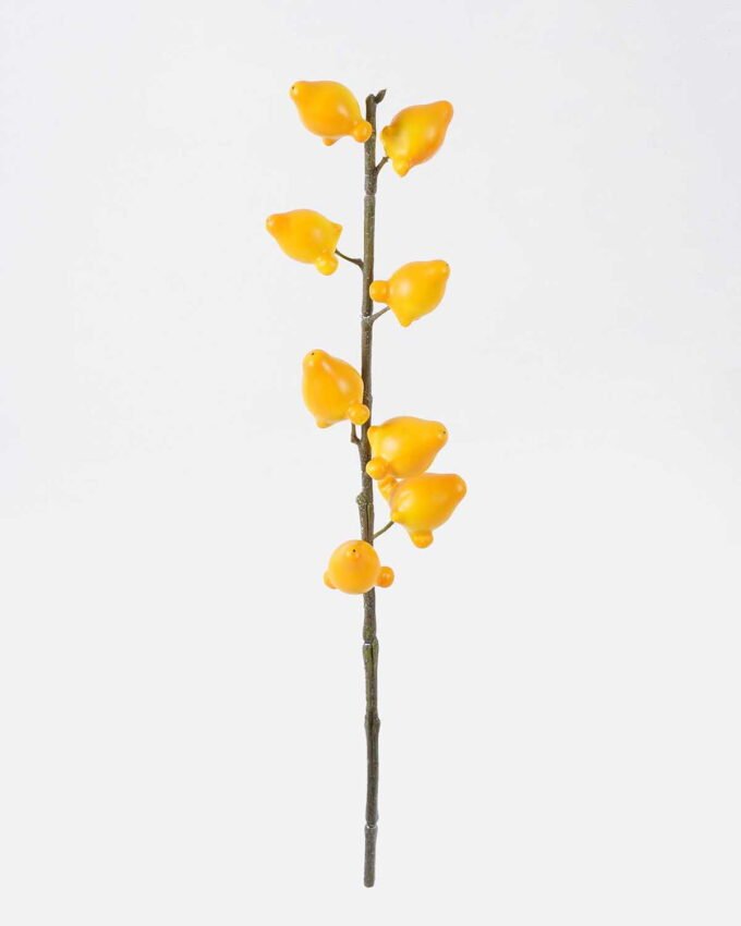 Artificial Flower 13*8*63cm Golden Fruit *8 single stem GS-77626003 2026Aug 3,000+ sqm showroom with thousands of artificial flowers, plants & trees ready for global sourcing.